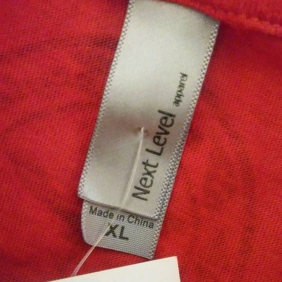 Next Level Apparel "The Bronx Keeps Creatin It" XL Red Women's V-Neck T-Shirt - Picture 7 of 9